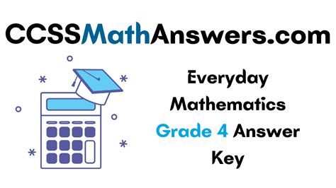Everyday Math Grade 4 Answers Unit 1 Place Everydaymathematics Com 4th Grade - Everydaymathematics Com 4th Grade