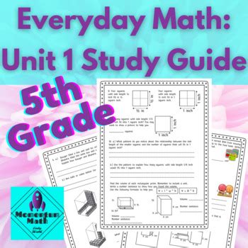Everyday Math Study Links 5th Grade Answers