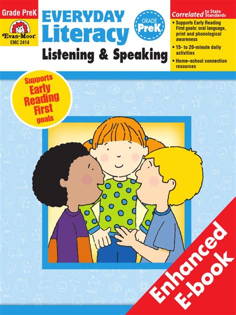 Read Everyday Literacy Listening And Speaking Grade Prek E Book 