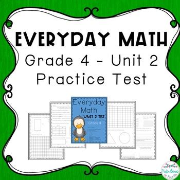 Read Online Everyday Math Grade 4 Unit 2 Study Guide Voojoo 