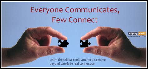 everyone communicates few connect
