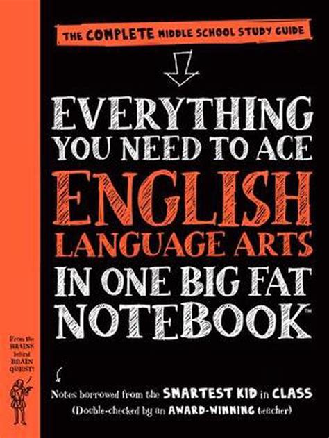 Download Everything You Need To Ace English Language Arts In One Big Fat Notebook The Complete Middle School Study Guide Big Fat Notebooks 