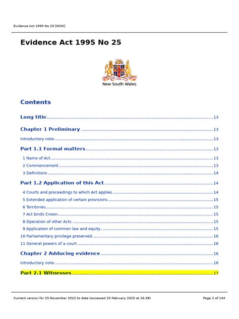 Evidence Act 1995