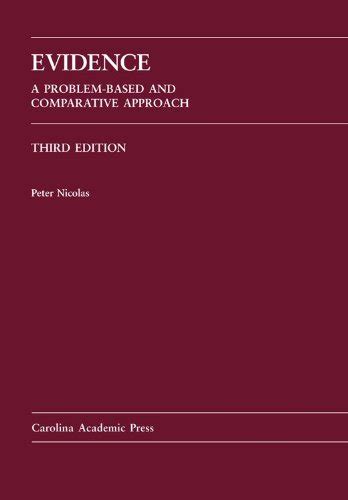 Read Evidence A Problem Based And Comparative Approach 