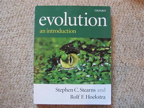 Evolution An Introduction Stearns Hoekstra
