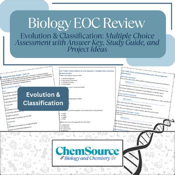 Evolution And Classification Study Guide Answer Key