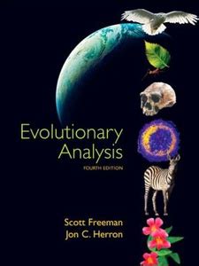Full Download Evolutionary Analysis 4Th Edition Solutions Manual 