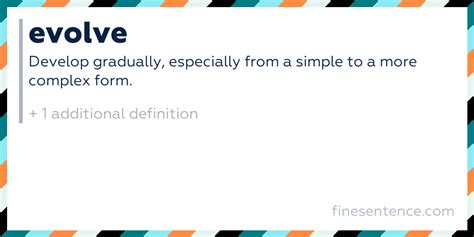 Evolve Meaning