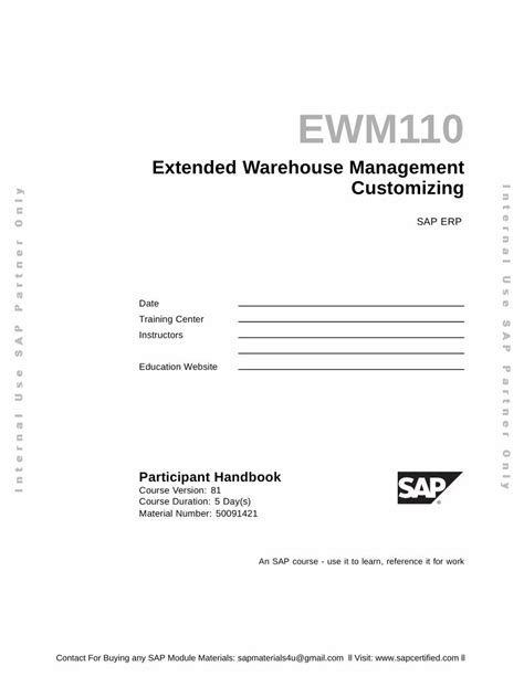 Ewm 110 Pdf