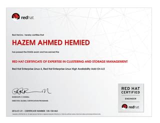Read Online Ex436 Red Hat Enterprise Clustering And Storage 