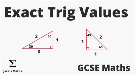 Exact Value Triangles
