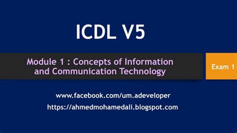 exam for icdl v5