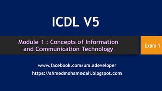 Exam For Icdl V5 Module 5