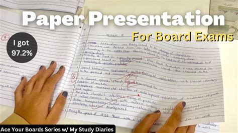 Exam Paper Presentation Format