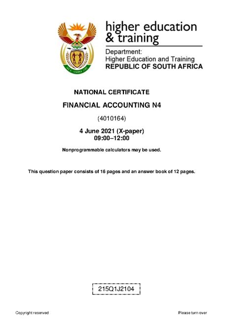 exam papers 2012 accounting n4