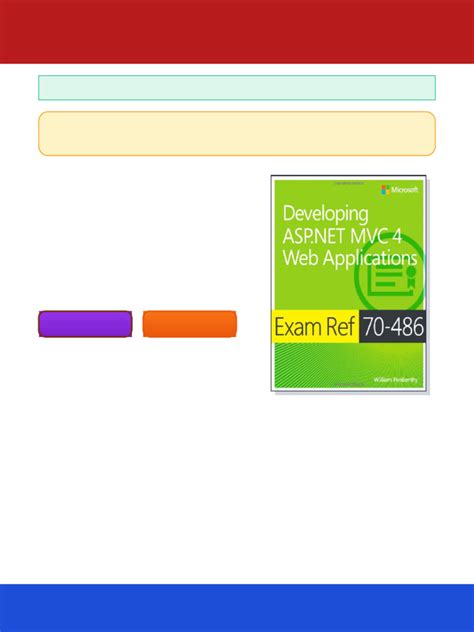 Exam Ref 70 486 Developing Aspnet Mvc 4 Web Applications Mcsd