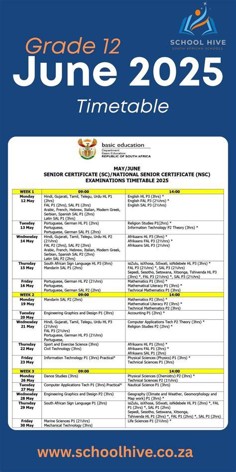 exam time table may june 2013