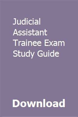 Read Exam For Judicial Assistant Trainee 