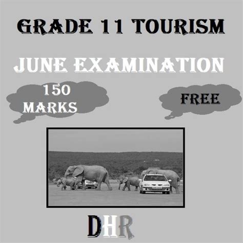 Read Exam Paper Grade 11 Tourism June 2014 