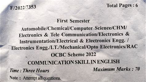 Full Download Exam Paper Of Polytechnic Rgpv 