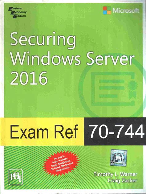 Full Download Exam Ref 70 744 Securing Windows Server 2016 