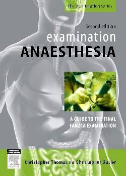 examination anaesthesia elsevier australia