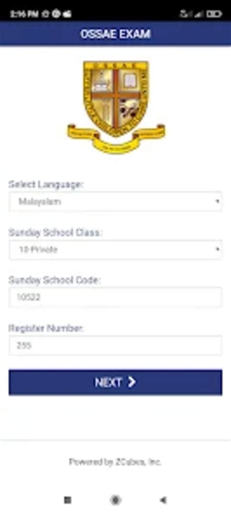 Examination Results Ossae