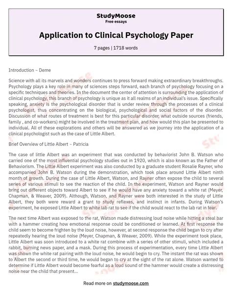 Read Online Examination Of Clinical Psychology Paper 