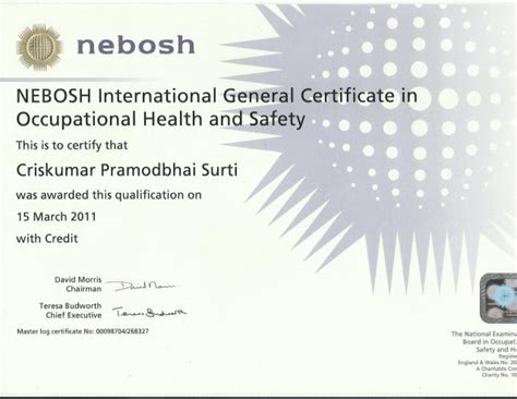 Read Examiners Report Nebosh International General Certificate 