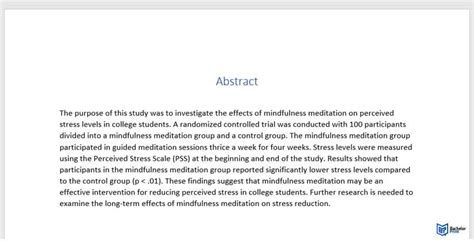 Example An Informative Abstract Paper