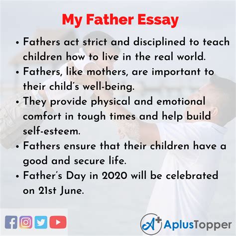 Example Essay Fatheru0027s Day Essay On Fatheru0027s Day Paragraph On Fathers Day - Paragraph On Fathers Day
