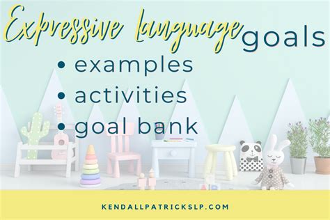 example expressive language goals