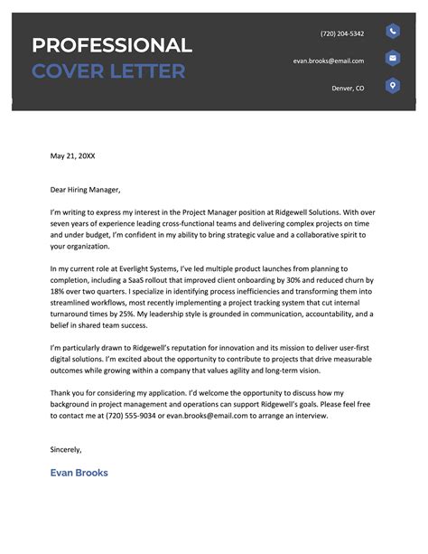 Example For Cover Letter For Warehouse Operative Pdf