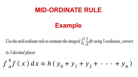 Example Middle Ordinate