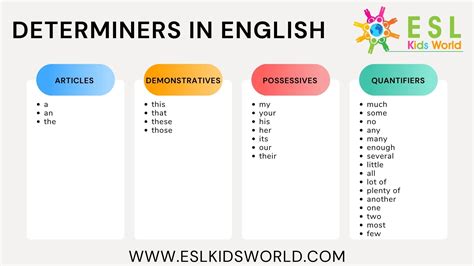 Example Of A Determiner