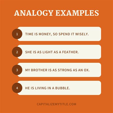 Example Of Analogy