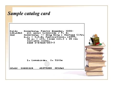Example Of Descriptive Cataloging