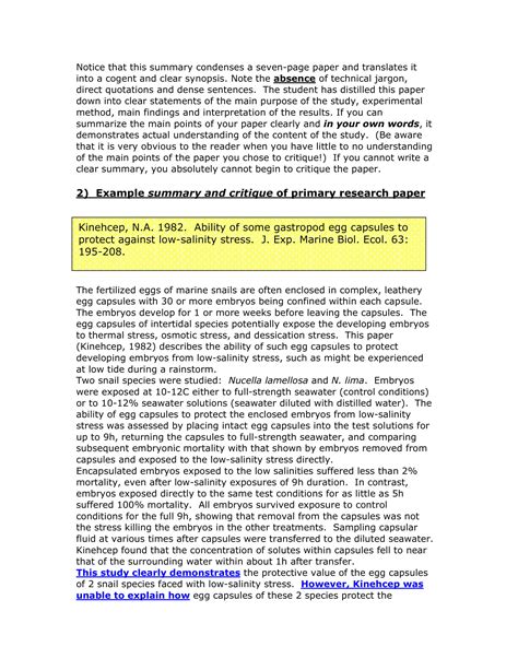 example of overview in research paper