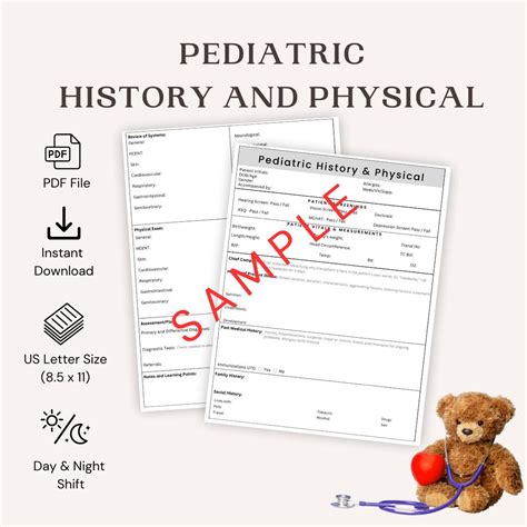 example pediatric history and physical examination