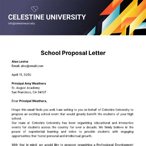 Example Proposal Letter School Playground Equipment