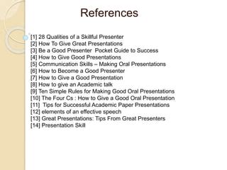 Example Speech Become Good Presenter