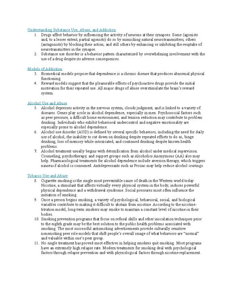 Example Substance Abuse Interpretive Summary