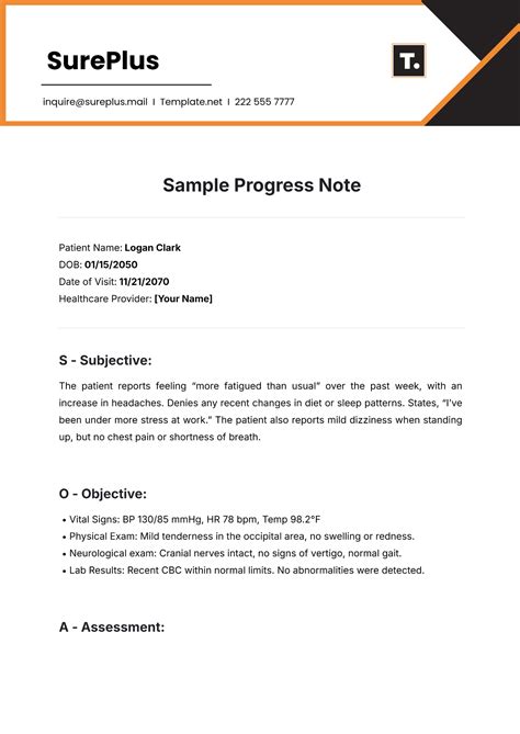Example Wording Of Progress Note In Iep
