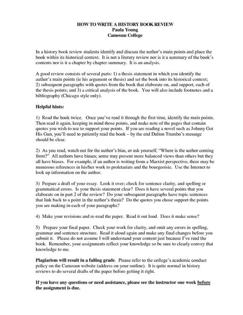 Full Download Example Book Review Paper 
