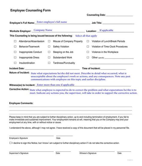 Full Download Example Documented Counseling 