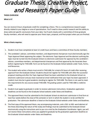 Full Download Example Of Graduate Thesis Papers 