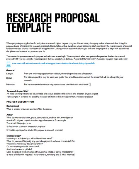 Download Example Of Research Project Paper 