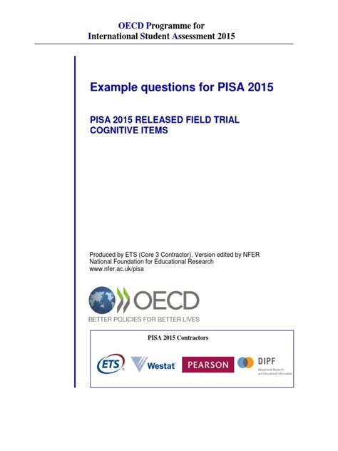 Read Online Example Questions For Pisa 2015 