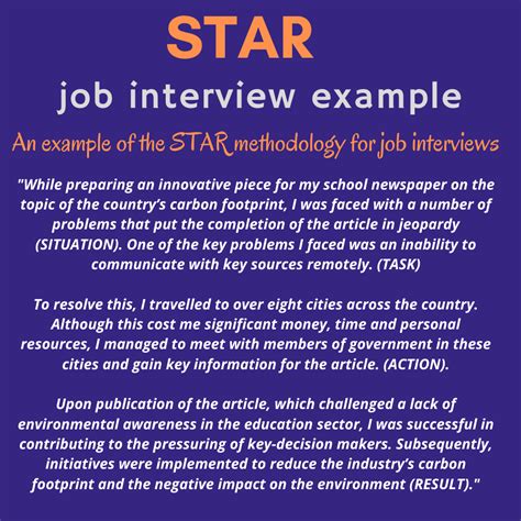 Download Example Star Interview Answers 