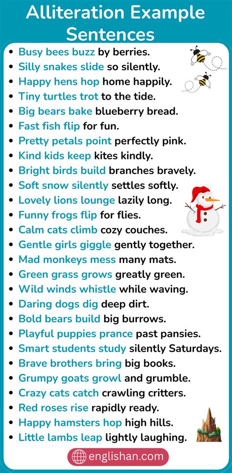Examples Of Alliteration